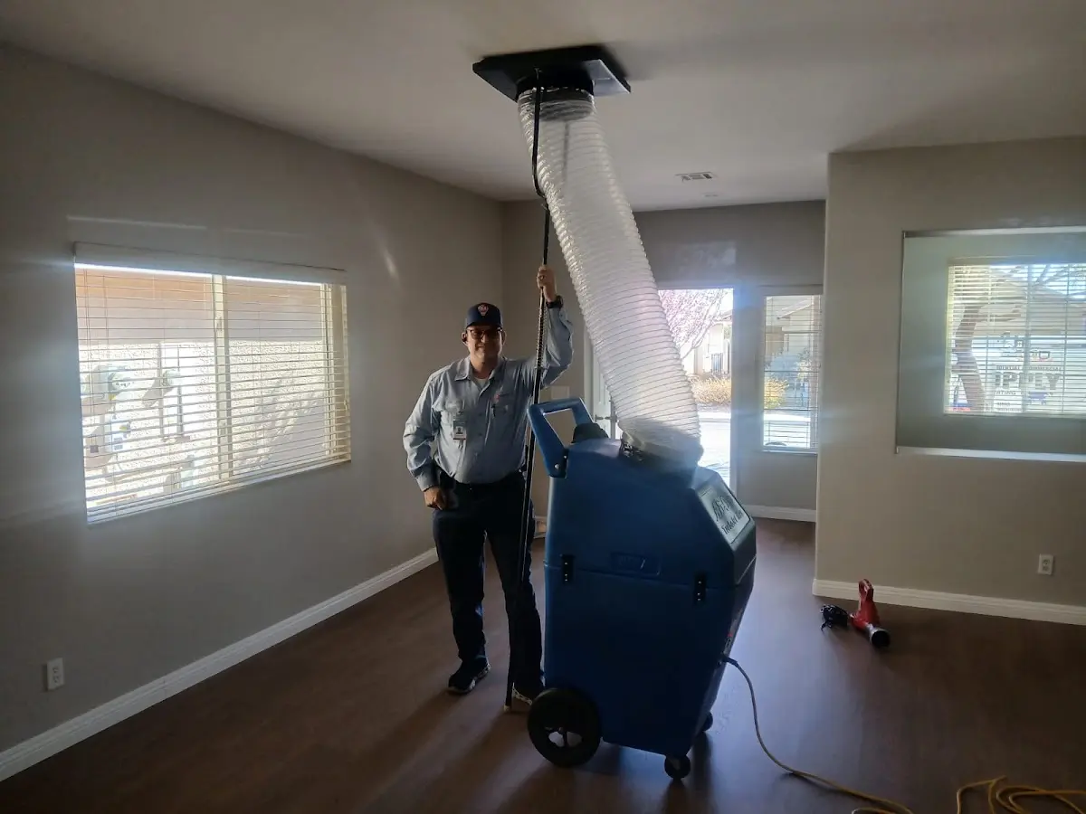 Professional Dryer Vent Cleaning work inside a Prattville home